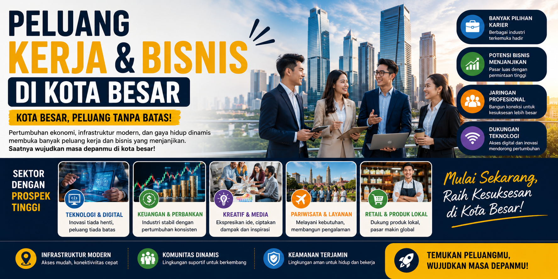 Peluang Kerja dan Bisnis di Kota